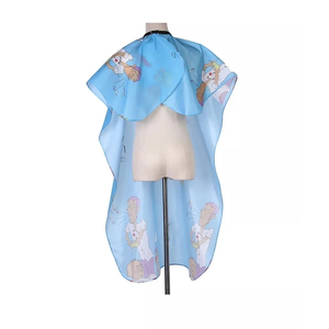 Carton Printing Kids Hairdressing <b>Aprons</b> 100% Polyester Extra Long Water Proof Unisex Hair Cutting Barber Salon Use <b>Aprons</b> - Product Image 4