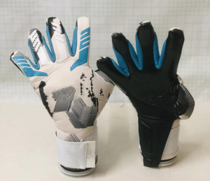 ถุงมือผู้รักษาประตูลดราคาพิเศษ คุณภาพระดับมืออาชีพ ป้องกันอย่างดี ผลิตจากยางลาเท็กซ์ สำหรับฟุตบอล ซอคเกอร์ ถุงมือกีฬาแบบกำหนดเองได้ ถุงมือผู้รักษาประตูลาเท็กซ์ - Product Image 4