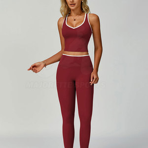 Ensemble de yoga professionnel pour femmes, matière douce et respirante, performance flexible, idéal pour la vente. - Product Image 4