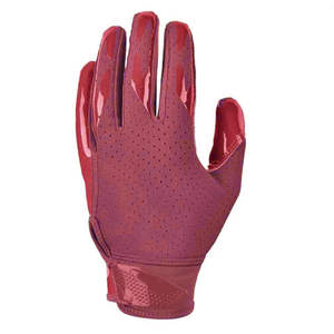 Guantes de Fútbol Americano de Látex Personalizados de Primera Calidad al por Mayor, Color Rojo, Ligeros, Transpirables, Impermeables, con Pantalla Táctil - Product Image 3