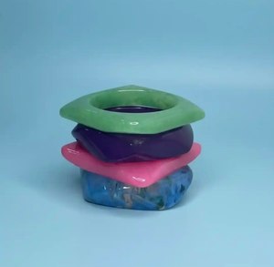 Modern jewelry stackable <b>bangles</b> Multicolor acrylic lucite <b>bangle</b> Resin <b>bangle</b> <b>bracelets</b> for women Multicolor <b>Bangles</b> For Girls - Product Image 4