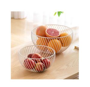 Cesta de Frutas Metálica de Plata para Encimera, Fabricada a Medida, de Alta Demanda, con Empaque Personalizado - Product Image 2