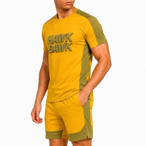 Ensemble décontracté homme t-shirt et short – Style moderne à manches courtes, idéal pour l'été, tenue quotidienne décontractée, design personnalisé - Product Image 3
