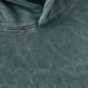 เสื้อสเวตเชิ้ตมีฮู้ดผู้ชาย สีพื้น ผ้าฝ้ายเฟรนช์เทอร์รี่ ทรงลำลอง แขนปกติ ดีไซน์กระเป๋าเสื้อ เหมาะสำหรับใส่ในฤดูใบไม้ร่วง - Product Image 6