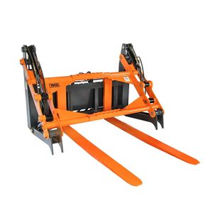 Nuovo Forca per Pallet Agricoli da 60 Pollici con Capacità di Sollevamento di 2.830 kg e Denti Forgiati Classe III ITA per Montaggio su Skid Steer - Product Image 4