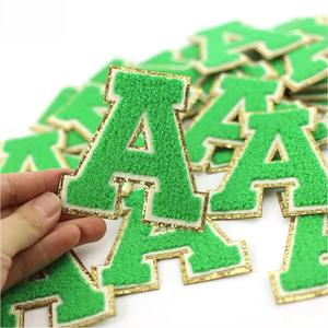 แพทช์เชนีลตัวอักษรขนาดใหญ่แบบกำหนดเอง ผ้าทวิลล์รีดติดพร้อมเลื่อมและลายปัก 3 มิติ สำหรับตกแต่งเสื้อผ้า ปี 2026 - Product Image 5