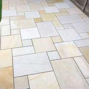 Dalles de pavage en grès naturel menthe pour patios de jardin, allées et aménagements paysagers - Product Image 1