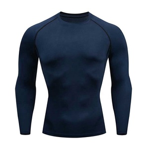 Camisetas de compresión para gimnasio, surf, manga larga, con logo personalizado, protección UV, sublimadas, para hombre, envío DHL, sublimación FedEx, EE. UU. - Product Image 1