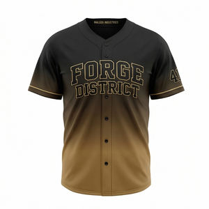 Maillot de baseball streetwear dégradé, uniforme sportif urbain, t-shirt athlétique respirant, USA Europe MALUZA INDUSTRIES - Product Image 1