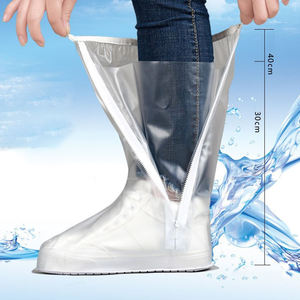 Botas de Lluvia Unisex Evergreen de Alta Gama, Impermeables, de PVC, con Plantilla Ligera de PVC para Invierno, Verano y Otoño, Cubre Zapatos - Product Image 5