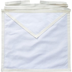 Tablier d'apprenti en cuir blanc de qualité supérieure pour la franc-maçonnerie, ceinture d'uniforme de premier degré, fournisseur de qualité supérieure - Product Image 4