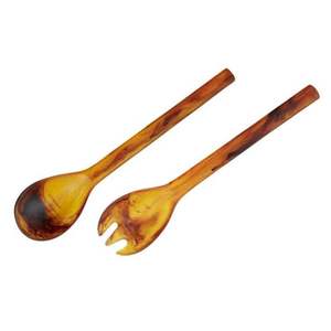 Juego de Servidores de Ensalada Modernos de Resina Nórdica con Mango Largo, Cuchara y Tenedor Ligeros y Ecológicos para Acampar - Product Image 1