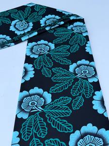 Tissu en coton imprimé africain multicolore Maputo de haute qualité avec motifs vibrants, idéal pour les vêtements, les sacs, les robes et - Product Image 2