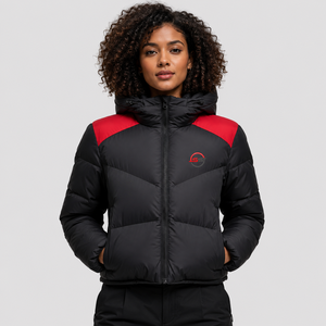 Chaqueta Acolchada Personalizada de Alta Calidad para Mujer, Chaqueta Acolchada de Invierno Impermeable y Transpirable con Relleno de Algodón Ecológico - Product Image 1