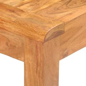 Table console en bois d'acacia massif, finition miel, durable - Product Image 5