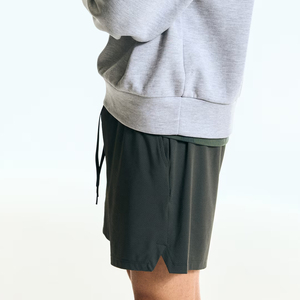 Shorts Bermuda pour Homme, Couleur Unie, Écologiques, Séchage Rapide, Taille Élastique, Poches Avant avec Logo, Style Sport Casual - Product Image 1