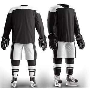 Professional Custom Ice Hockey Teamwear Jerseys Pants <b>Socks</b> Uniform Wholesale Bulk Manufacturer Supplier Global Short Printed - Product Image 5