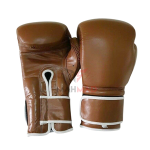 OEM ODM Factory Custom Made Design Boxing Sparring Gloves Breathable Lightweight Adjustable Strap Hook Loop Leather Gloves Adult - Product Image 1