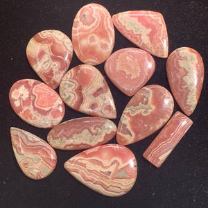 พลอยโรโดโครไซต์อาเกตธรรมชาติคุณภาพสูง รูปทรงเรียบ ขนาด 4-8 มม. ได้รับการรับรองจาก GTC ผลิตโดย Rida Creations สำหรับทำเครื่องประดับ - Product Image 5