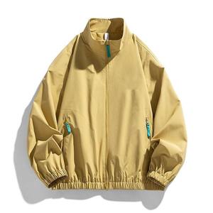 Veste zippée pour homme à impression intégrale personnalisée, coupe ample, légère, décontractée, streetwear, confortable, coupe-vent avec poche - Product Image 4