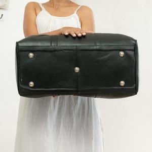 กระเป๋าดัฟเฟิลกระเป๋าเดินทางหนังแท้ความจุเยอะแบบกำหนดเองกระเป๋าเดินทางค้างคืนสำหรับผู้ชาย - Product Image 3