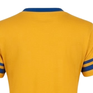 Camiseta de Mujer SGRho a Rayas con Cuello en V, Personalizada, de Manga Corta, Informal, Cómoda, para Hermandades, Prenda de Moda - Product Image 4