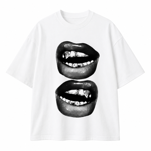 T-shirt pour homme surdimensionné avec impression personnalisée, style streetwear, jersey de coton respirant, col rond, manches courtes, t-shirt graphique - Product Image 1