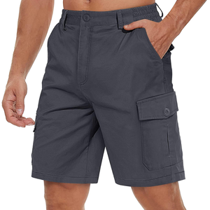 Shorts cargo pour hommes avec logo personnalisé, shorts de sport décontractés pour l'été, vente en gros - Product Image 3
