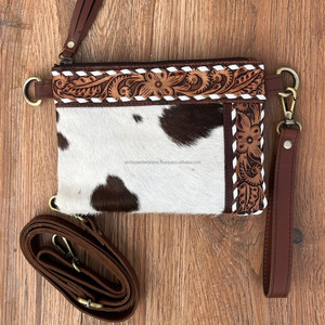 กระเป๋าถือพาดลำตัวหนังแท้คุณภาพดีเยี่ยมสำหรับผู้หญิงกระเป๋าเงินแบบยาวมีสายหนังแท้สำหรับ100% สำหรับผู้หญิง - Product Image 2