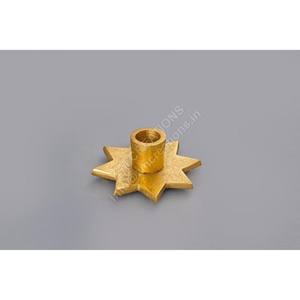 Support de bougie en métal fait main avec motif étoile pour mariages et Noël, décoration de table de luxe, haute qualité, écologique, durable - Product Image 1