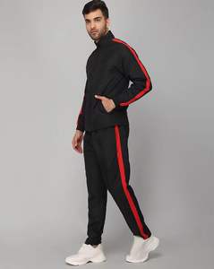 Survêtement zippé élégant pour homme, vêtements de sport décontractés confortables, tenue durable, vêtements de tous les jours modernes, tenue de sport tendance - Product Image 1