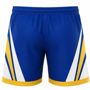 Blue <b>Yellow</b> Volleyball <b>Shorts</b> Athletic Team Sports Bottoms Match Uniform Training Wear Lightweight Apparel For Players - Product Image 2