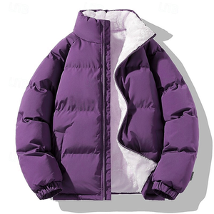Custom Men Puffer <b>Jacket</b> High Collar Winter Outerwear <b>Warm</b> Insulated Coat Wholesale Bulk Supply - Product Image 4