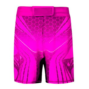 Pink Front Logo MMA Fighting <b>Shorts</b> Breathable Lightweight Grappling Wear OEM for Men - Product Image 1