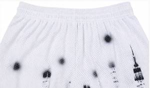 Shorts de basketball pour hommes de haute qualité, personnalisés, 5 pouces, double couche, toile unie, design par sublimation, respirant, séchage rapide, élastique - Product Image 2
