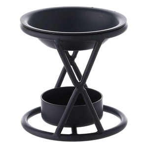 Modern <b>Silver</b> Metal Incense <b>Burner</b> Dishwasher Safe Anti-Odour Long-lasting Organic All-Season Disposable Party Use - Product Image 3