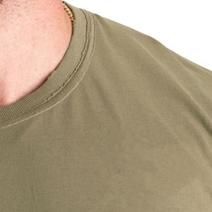 T-shirt Homme Personnalisé en Gros, Coupe Oversize, Style Vintage Délavé, 100% Coton, 300 GSM, Manches Courtes, Col Rond, Streetwear - Product Image 4