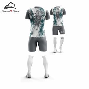 Uniformes de football personnalisés 100% polyester, logo personnalisé, fabricant OEM ODM - Product Image 2