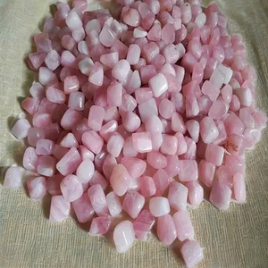 Pierre à culbuter en quartz rose naturel Cristal poli Jaspe minéral Agate Pierre précieuse pour pierres Feng Shui Pierre semi-précieuse Artisanat - Product Image 1