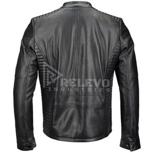 Chaqueta de Cuero Genuino para Hombre de Alta Calidad, Abrigo de Piel de Oveja Premium, Precio Directo de Fábrica, Ropa Exterior a Bajo Precio - Product Image 3