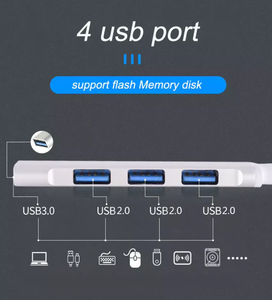 Adaptateur multiport USB Type-C 4-en-1 - Product Image 5