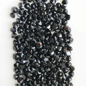 Espinela Negra Natural de 4.5MM, Corte Corazón, Gema Suelta de la Mejor Calidad para Joyería, Gemas de Montaña Roja - Product Image 3