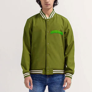Blouson Bomber Homme Personnalisable Style Letterman avec Logo – Veste Décontractée Automne Hiver pour le Streetwear - Product Image 6
