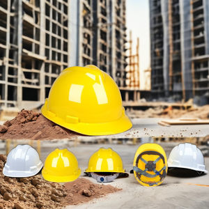 خوذات سلامة لأعمال البناء ذات حافة كاملة الأكثر مبيعاً <span class=keywords><strong>V</strong></span>-<span class=keywords><strong>Gard</strong></span> ABS مع شعار مخصص، غطاء رأس واقٍ صناعي للعمال - Product Image 3