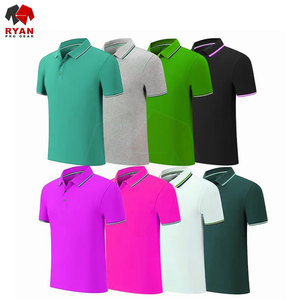 เสื้อโปโลดีไซน์เฉพาะของ Ryan Pro Gear สำหรับผู้ชายสไตล์สวมหัวพร้อมแผ่นป้ายโลโก้ปรับแต่งได้ - Product Image 1