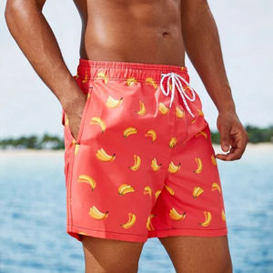 กางเกงขาสั้นชายหาดพิมพ์ลายดอกไม้และสัตว์ ระบายอากาศได้ดี ไซส์ใหญ่พิเศษ สำหรับเล่นเซิร์ฟและว่ายน้ำ - Product Image 6