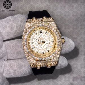Montre de luxe pour homme Charm_Jewells en acier inoxydable, cadran 40 mm, bracelet en acier inoxydable, design ajouré, mouvement mécanique analogique, boîtier 10 - Product Image 2