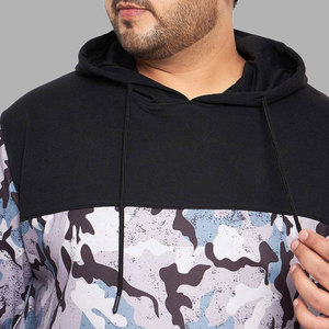 Sudadera con Capucha para Hombre, Estampado de Camuflaje, Corte Regular, Tejido de Poliéster, Estilo Casual para Otoño - Product Image 3
