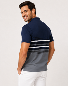 Camisa Casual de Hombre con Botones, Tejido de Punto de Poliéster/Algodón, Manga Corta, Impresión Personalizada, Servicio OEM, Corte Regular de Verano - Product Image 3