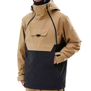 เสื้อแจ็คเก็ตสกีผู้ชายกันน้ำกันลมแบบมีฮู้ด เสื้อคลุมสโนว์บอร์ดแบบ Anorak สำหรับฤดูหนาว เสื้อกันหนาวสำหรับเล่นกีฬากลางแจ้งบนภูเขา เสื้อโค้ทสำหรับเล่นสกี - Product Image 5